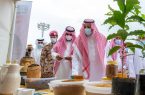 الأمير حسام بن سعود يتفقد مهرجان خيرات الباحة