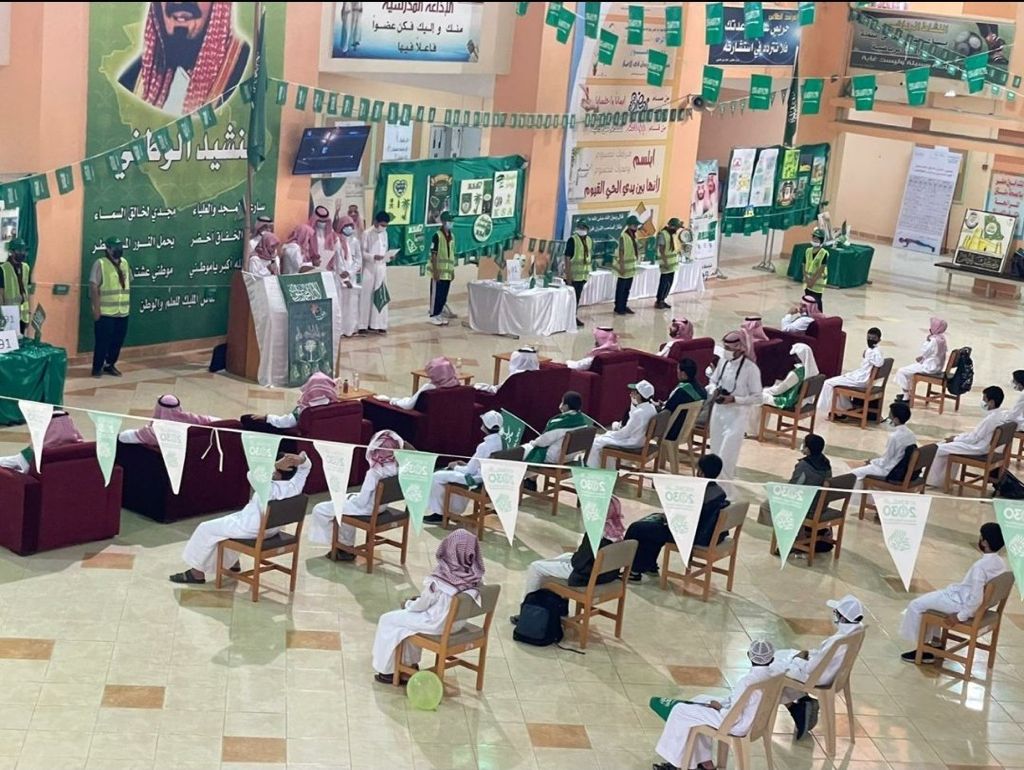 مدارس تعليم الباحة تحتفل باليوم الوطني 91