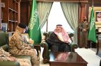 الأمير محمد بن ناصر وسمو نائبه يستقبلان قائد قوة جازان 
