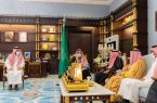 أمير الباحة يستقبل معالي رئيس مدينة الملك عبدالعزيز للعلوم والتقنية