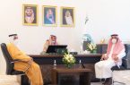الأمير حسام بن سعود يستقبل نائب وزير البيئة والمياه والزراعة