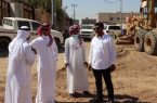 بلدية محافظة صامطة تعمل على تسوية شوارع مخطط أبوحجر