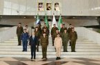 ” الرويلي”يستقبل رئيس جامعة الدفاع للدراسات العسكرية العليا بالعراق