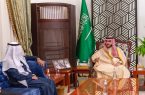 الأمير فيصل بن نواف يستقبل رئيس وأعضاء مجلس نادي الجوف لذوي الإعاقة