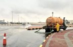 بلدية النعيرية: تصريف أكثر من (٢٦٠) ألف م٣ من مياه الأمطار