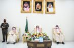 الأمير محمد بن ناصر يلتقي بمشايخ وأهالي محافظة العيدابي