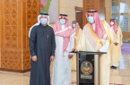 أمير الباحة يستقبل مدير الشرطة وعدد من القيادات الأمنية بالمنطقة
