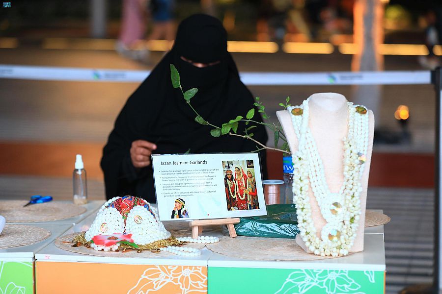 جناح المملكة يبرز فعالية ” ياسمين جازان ” في ” إكسبو 2020 دبي “