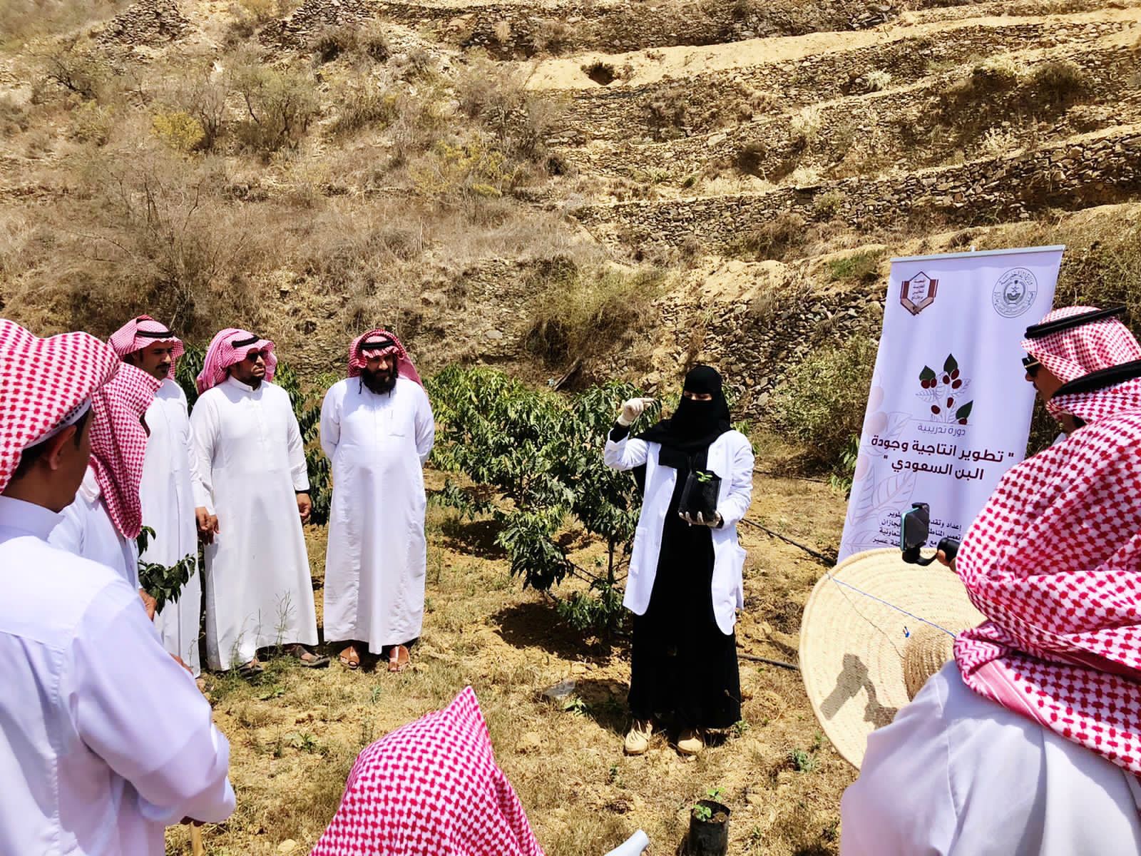 هيئة تطوير وتعمير المناطق الجبلية بجازان تنفذ دورة “تطوير إنتاجية وجودة البن السعودي”