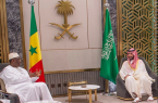 سمو ولي العهد يستقبل رئيس جمهورية السنغال