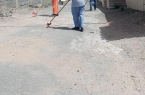 بلدية محافظة الحرجة تواصل اعمال النظافة في عدة مواقع