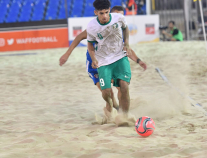 أخضر الشاطئية يفوزُ على الكويت في بطولة اتحاد غرب آسيا 