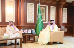 الأمير محمد بن عبدالعزيز يستقبل رئيس جامعة جازان