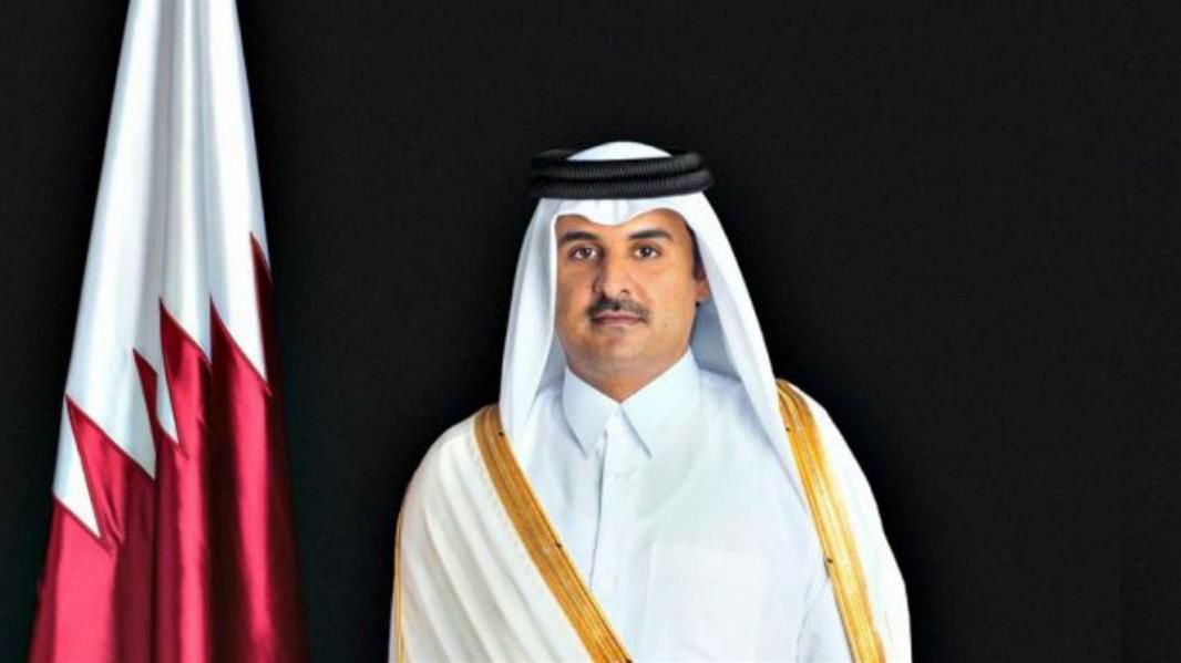 أمير قطر يهنئ خادم الحرمين الشريفين بمناسبة اليوم الوطني الـ92