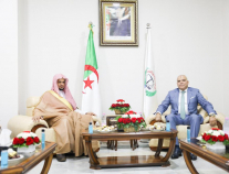 “المعجب “يلتقي وزير العدل الجزائري