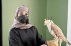 الخريص :  أول صقارة سعودية تشارك في «مزاين» مهرجان الملك عبد العزيز للصقور