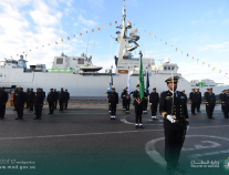 القوات البحرية تدشّن سفينة «جلالة الملك حائل» في إسبانيا