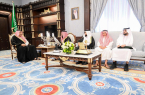 أمير الباحة يستقبل رئيس جمعية “ترتيل”