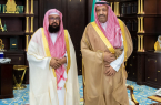 أمير الباحة يستقبل مدير فرع وزارة الشؤون الإسلامية بالمنطقة سابقاً 