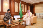 الأمير محمد بن عبدالعزيز يستقبل قائد قوة أمن المنشآت بالمنطقة