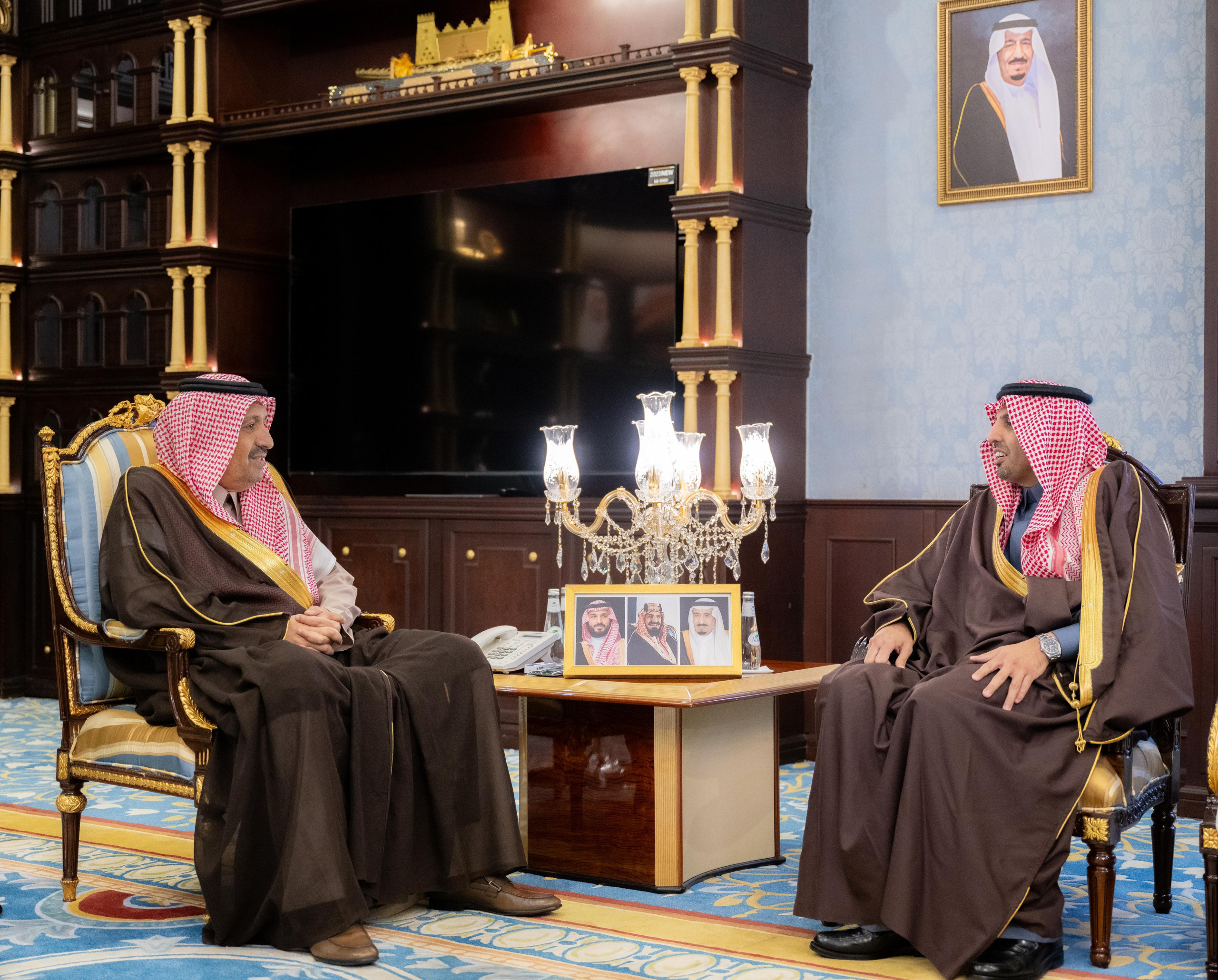 أمير الباحة يستقبل معالي محافظ الهيئة الوطنية للأمن السيبراني