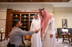 الأمير سعود بن جلوي يستقبل الرحّالة “ماتيو بارساني”