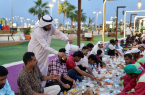 بلدية محافظة صبيا تنظم مائدة إفطار رمضاني