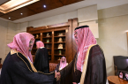الأمير سعود بن جلوي يستقبل رؤساء وأعضاء المحاكم بجدة