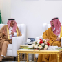 الأمير عبدالعزيز بن سعود يلتقي أمير منطقة جازان ويطلع على المبادرات التنموية