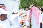 أمير منطقة الباحة يزور مخيم جمعية أصدقاء ذوي الإعاقة